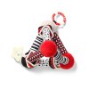 Edukační hračka Baby Ono pyramida Tiny Yoga red (Barva Červená)