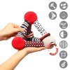 Edukační hračka Baby Ono pyramida Tiny Yoga red (Barva Červená)