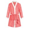Children Bathrobes for Boys Velvet Sleepwear Baby Robes Pajamas for Girls Clothes Teens Striped Pijamas Kids Watermelon Red