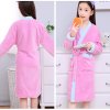 Children Bathrobes for Boys Velvet Sleepwear Baby Robes Pajamas for Girls Clothes Teens Striped Pijamas Kids 2