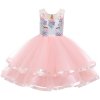 2018 New style 2 10 year summer dress Unicorn children princess dress Children s clothing girls as picture (16)