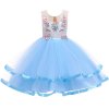2018 New style 2 10 year summer dress Unicorn children princess dress Children s clothing girls as picture (17)