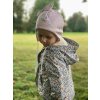 Kojenecká bavlněná čepička s mašličkou New Baby NUNU růžová (Barva Růžová, Velikost 68 (4-6m))