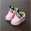 Cute Lovely Princess Boys Girls Boots Cartoon Children Shoes Casual Fashion LED Light Baby Kids Shoes Picture color (1)