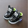 Cute Lovely Princess Boys Girls Boots Cartoon Children Shoes Casual Fashion LED Light Baby Kids Shoes Picture color