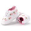 Baby Girl Shoes White Lace Floral Embroidered Soft Shoes Prewalker Walking Toddler Kids Shoes free shipping 3