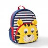 Dětský předškolní 3D batoh - zvířátka a proužky