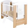 Dětská postýlka New Baby Méďa s hvězdičkou standard dub (Barva Dub Riviera)