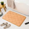 Inyahome Memory Foam Bath Mat Super Water Absorption Machine Washable Bathroom Rug Soft Absorbent Quick Dry.jpg 640x640 (2)