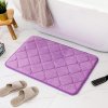 Inyahome Memory Foam Bath Mat Super Water Absorption Machine Washable Bathroom Rug Soft Absorbent Quick Dry.jpg 640x640 (4)