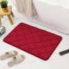 Inyahome Memory Foam Bath Mat Super Water Absorption Machine Washable Bathroom Rug Soft Absorbent Quick Dry.jpg 640x640 (6)