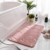 Inyahome Bath Mats for Bathroom Luxury White and Gold Non Slip and Soft Bathroom Rug Absorbent.jpg 640x640 (4)