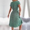 Ficusrong Fashion Floral Pleated A Line Long Dress Women Spring Summer Short Sleeve High Waist Chic.jpg Q90.jpg (2)