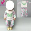 doll clothes for 43cm born Baby doll boy clothes green frog for 17 40cm 38cm baby A6