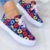 Zebra Print Women Shoes Spring Plaid Lace Up Sneakers Print Fashion Canvas Sneakers Light Size 43.jpg Q90.jpg (2)