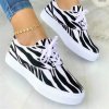 Zebra Print Women Shoes Spring Plaid Lace Up Sneakers Print Fashion Canvas Sneakers Light Size 43.jpg Q90.jpg