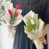 Bytová dekorace - kytice umělých tulipánů