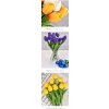Bytová dekorace - kytice umělých tulipánů - 15 kusů