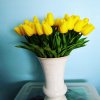 Bytová dekorace - kytice umělých tulipánů - 15 kusů