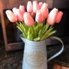 Bytová dekorace - kytice umělých tulipánů - 15 kusů