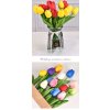 Bytová dekorace - kytice umělých tulipánů - 15 kusů