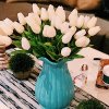 Bytová dekorace - kytice umělých tulipánů - 15 kusů