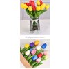 Bytová dekorace - kytice umělých tulipánů - 20 kusů