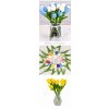 Bytová dekorace - kytice umělých tulipánů - 20 kusů