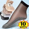 10Pairs Spring Summer Women Soft Socks Velvet Silk Socks Non Slip Bottom Splice Transparent Ladies Ultrathin.jpg Q90.jpg