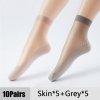 10Pairs Spring Summer Women Soft Socks Velvet Silk Socks Non Slip Bottom Splice Transparent Ladies Ultrathin.jpg 640x640 (9)