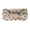 Letní čelenka, bandana, mušelín, Puntík, Baby Nellys - cappuccino (Velikost koj oblečení 92/98 (18-36m))