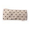 Letní čelenka, bandana, mušelín, Puntík, Baby Nellys - cappuccino (Velikost koj oblečení 92/98 (18-36m))