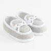 Kojenecké mokasíny-capáčky New Baby šedá 3-6 m (Barva Šedá, Velikost 3- 6 m)