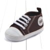 New Canvas Classic Sports Sneakers Newborn Baby Boys Girls First Walkers Shoes Infant Toddler Soft Sole Coffee Baby