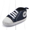 New Canvas Classic Sports Sneakers Newborn Baby Boys Girls First Walkers Shoes Infant Toddler Soft Sole Darkblue Baby