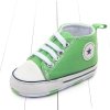 New Canvas Classic Sports Sneakers Newborn Baby Boys Girls First Walkers Shoes Infant Toddler Soft Sole Green Star