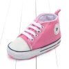 New Canvas Classic Sports Sneakers Newborn Baby Boys Girls First Walkers Shoes Infant Toddler Soft Sole Pink Star