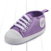 New Canvas Classic Sports Sneakers Newborn Baby Boys Girls First Walkers Shoes Infant Toddler Soft Sole Purple Baby