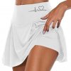 Dámská sportovní sukně s kraťasy "skort", bílá