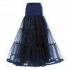 WOWBRIDAL 95CM Long Petticoat Ruffled Crinoline Vintage Wedding Bridal for Dresses Undersksdfeirsdft Rockabilly Tutu.jpg 640x640 (2)