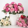eony Artificial Flowers Cheap New Year s Christmas Decorations Vase for Home