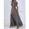 Chiffon Long Dresses Women Summer Sleeveless V Neck Polka Dot Dress Boho Beach Sundress Casual Elegant.jpg (7)