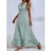 Chiffon Long Dresses Women Summer Sleeveless V Neck Polka Dot Dress Boho Beach Sundress Casual Elegant.jpg (10)