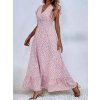 Chiffon Long Dresses Women Summer Sleeveless V Neck Polka Dot Dress Boho Beach Sundress Casual Elegant.jpg (4)