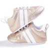 Baby Shoes Pu Leather Shoes Sports Sneakers Newborn Baby Boys Girls Stripe Pattern Shoes Infant Toddler 4