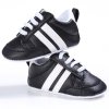 Baby Shoes Pu Leather Shoes Sports Sneakers Newborn Baby Boys Girls Stripe Pattern Shoes Infant Toddler 5