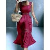 Boho White Dress Women Sexy Midi Dress Female Hollow Out Elegant Off Shoulder Beach Dress Ladies.jpg (15)