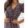 axi Long Dress Spring Summer V Neck Short Puff Sleeve Side Split.jpg 640x6405