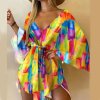 2023 New Summer Beach Elegant Women Dresses Sexy V Neck L (6)