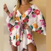 2023 New Summer Beach Elegant Women Dresses Sexy V Neck L (7)
